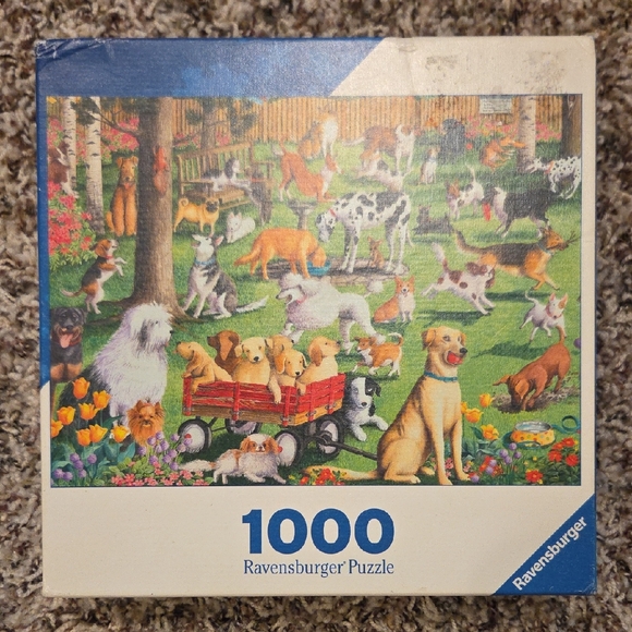 Ravensburger At The Dog Park Puzzle 1000 Piece - Picture 1 of 4